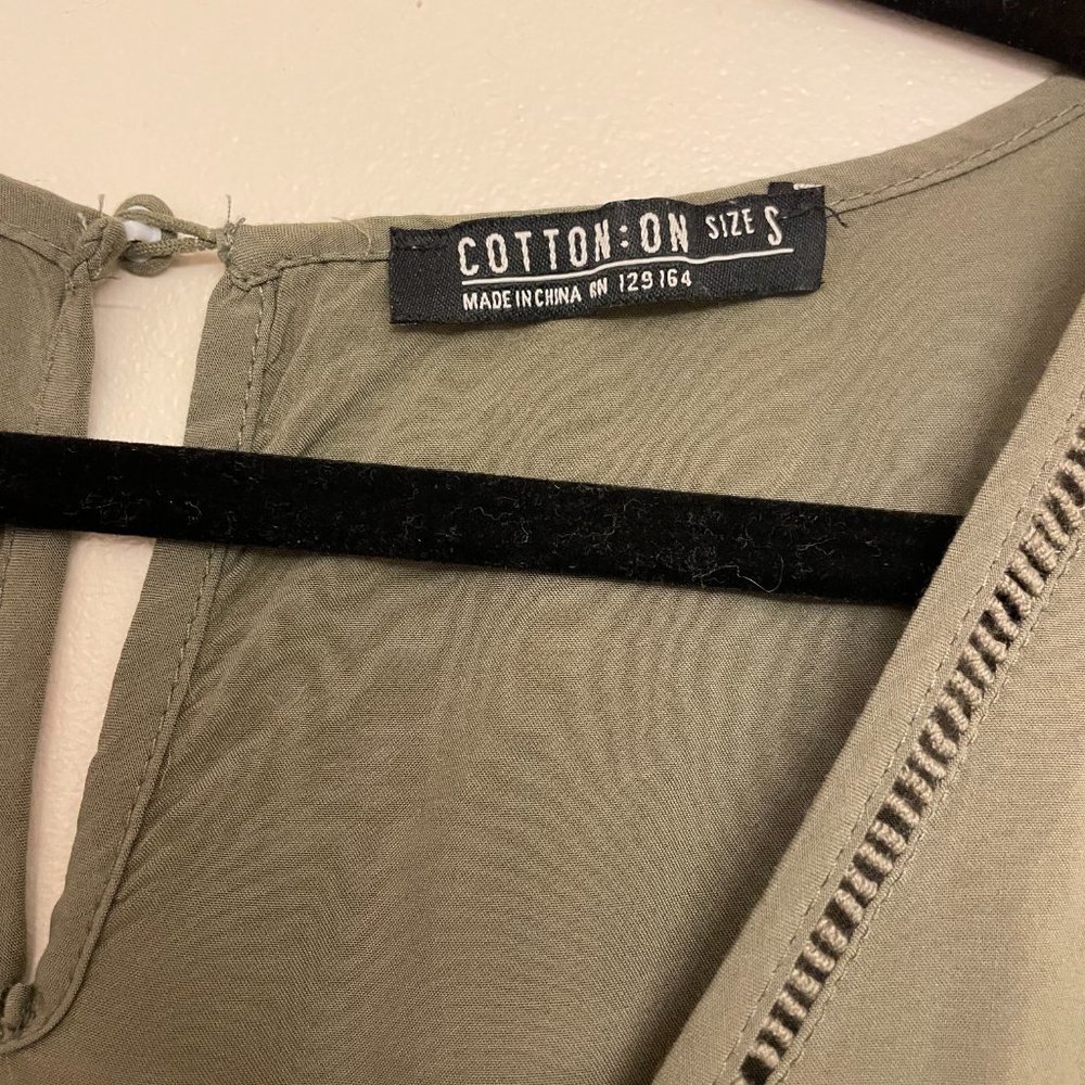 Cotton On Olive Green Romper - Picture 2 of 3